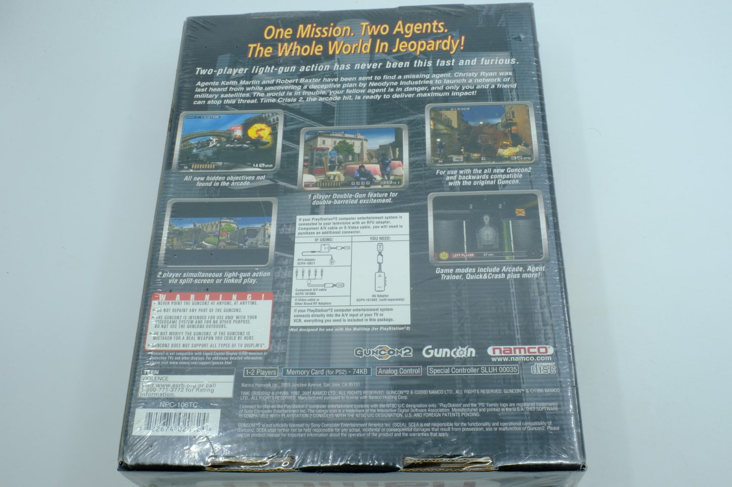 Time Crisis 2 + GunCon 2 - Sealed