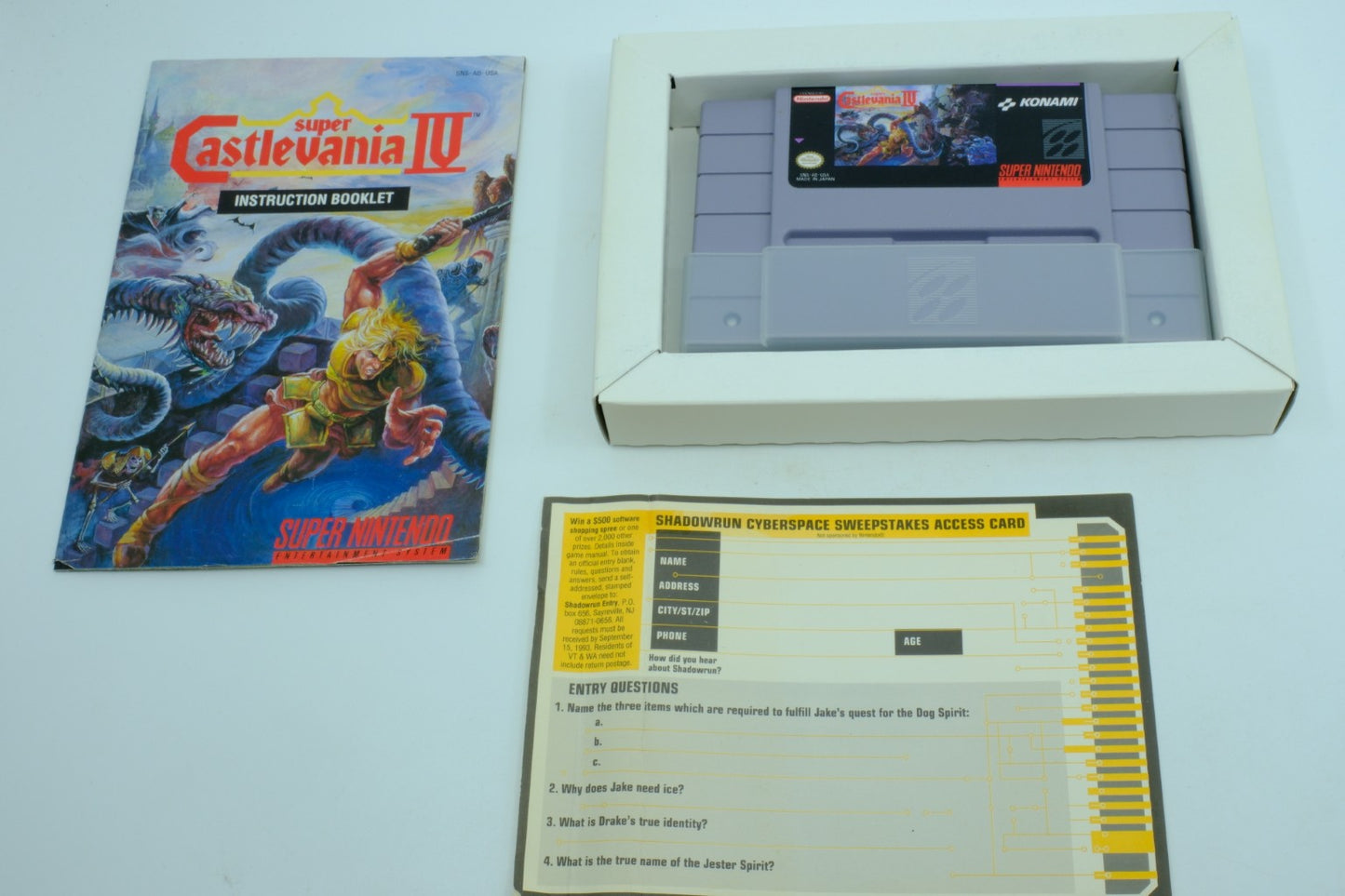 Super Castlevania IV - Complete in Box ( CHECK PHOTOS )