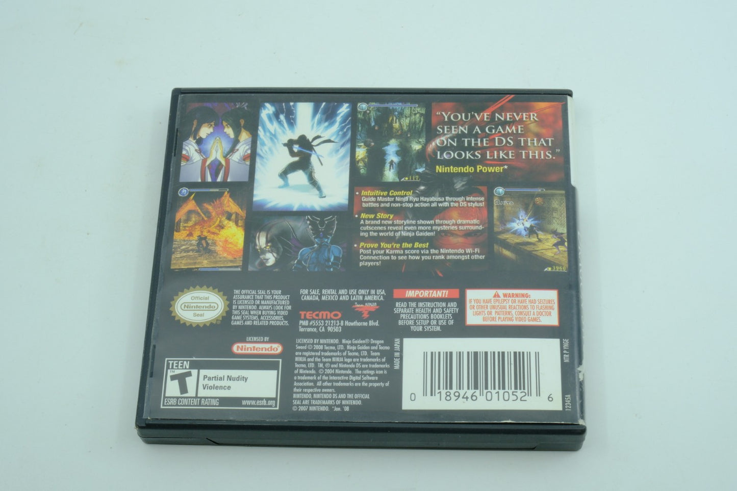 Ninja Gaiden: Dragon Sword - Complete in Box