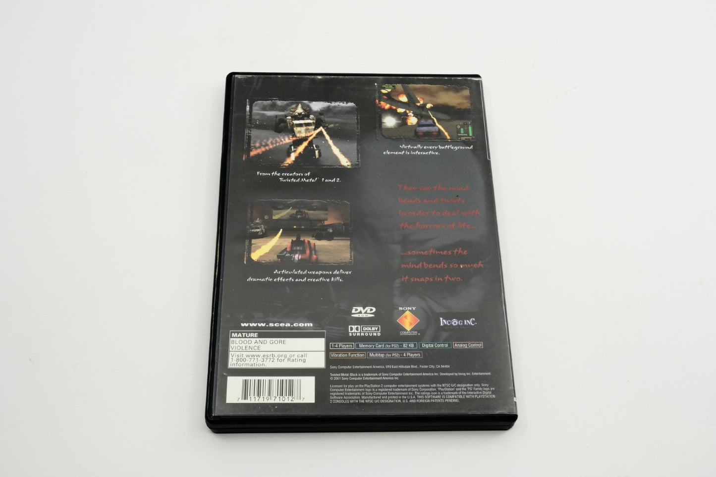 Twisted Metal: Black - Complete in Box