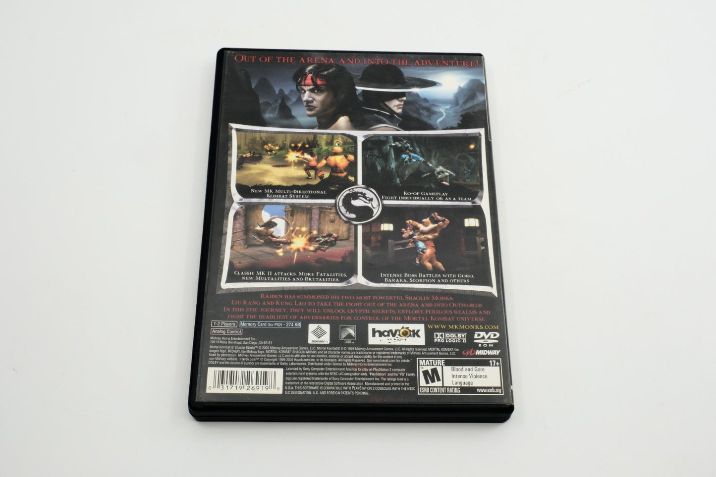 Mortal Kombat: Shaolin Monks - Complete in Box
