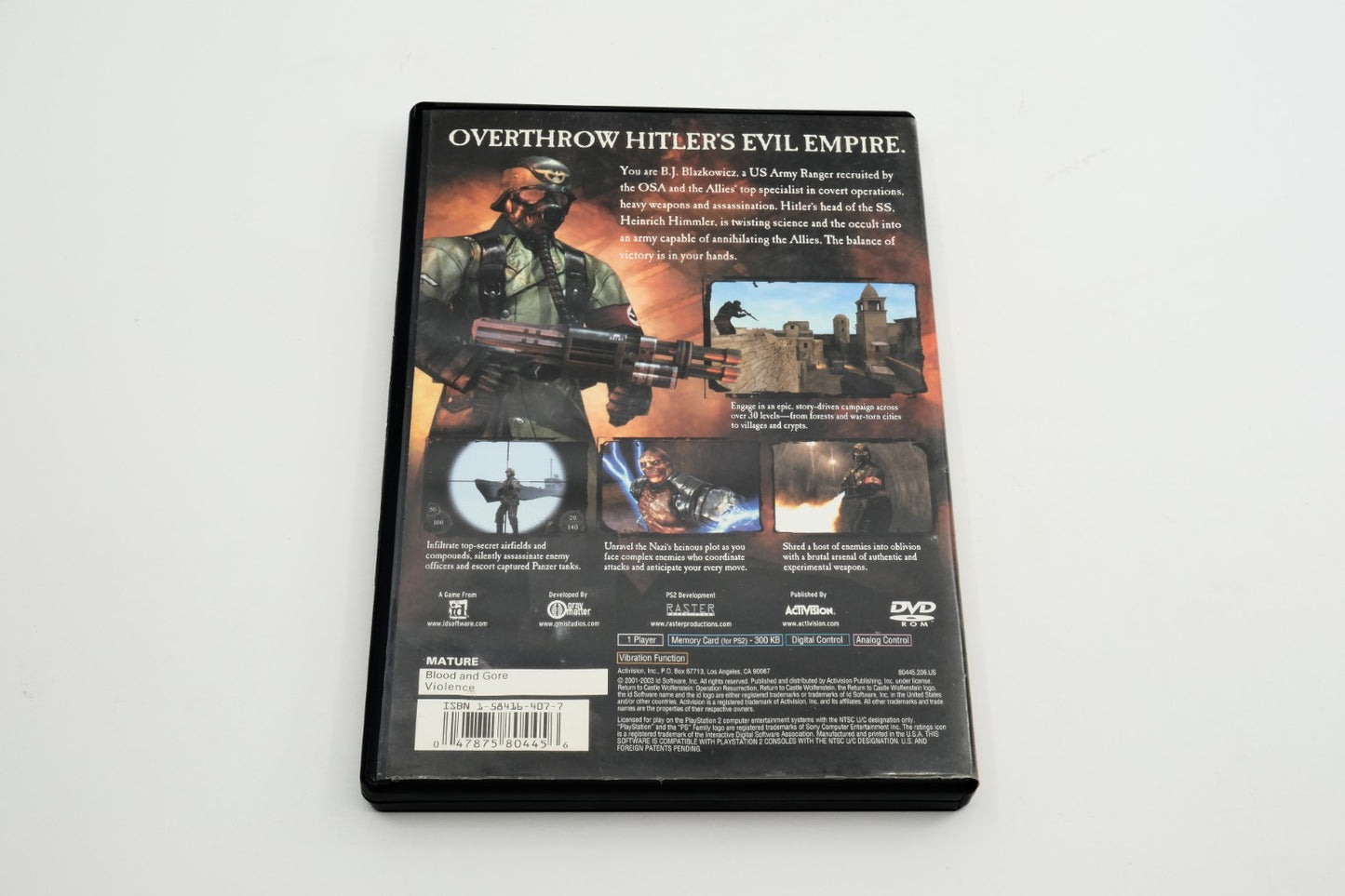 Return to Castle Wolfenstein: Operation Resurrection - Complete in Box