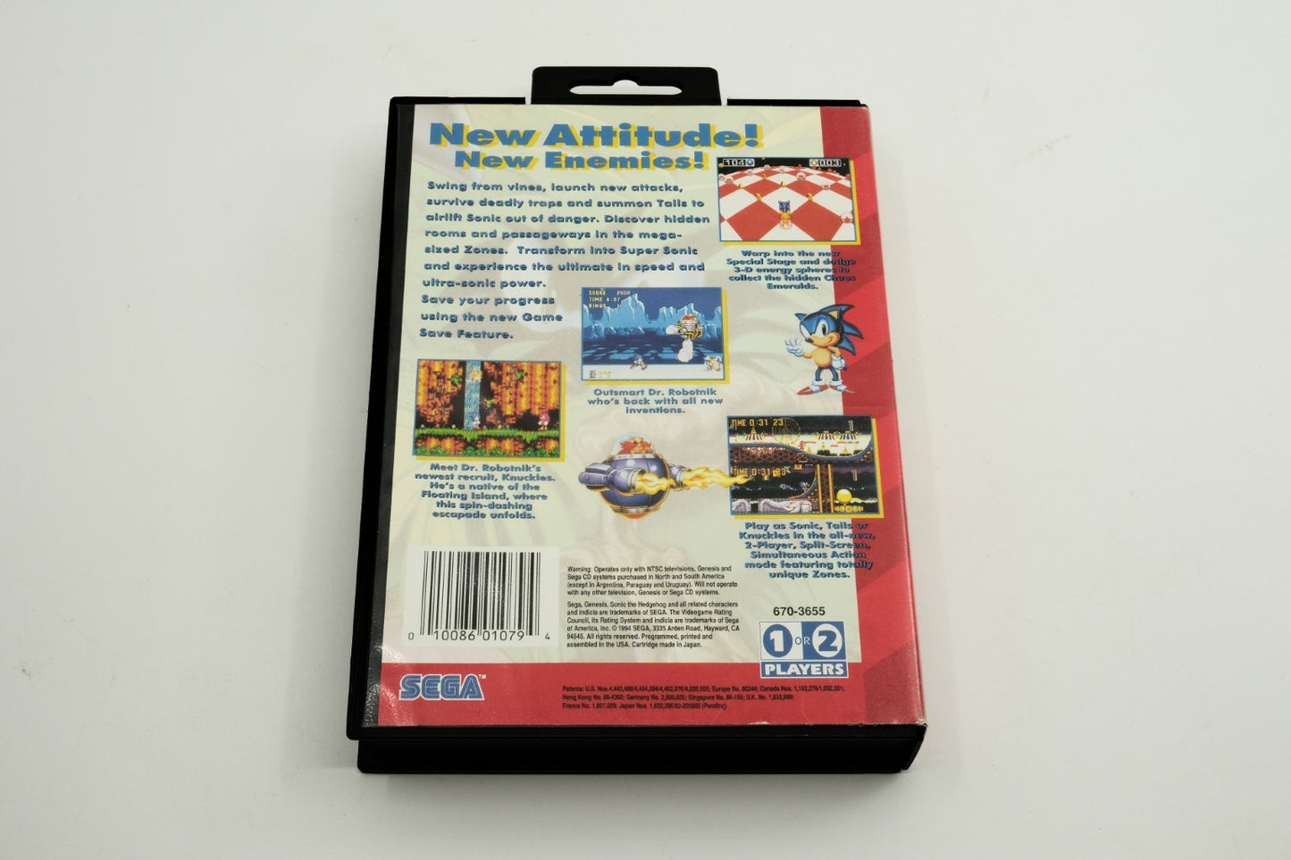 Sonic The Hedgehog 3 - Complete in Box ( CHECK PHOTOS )