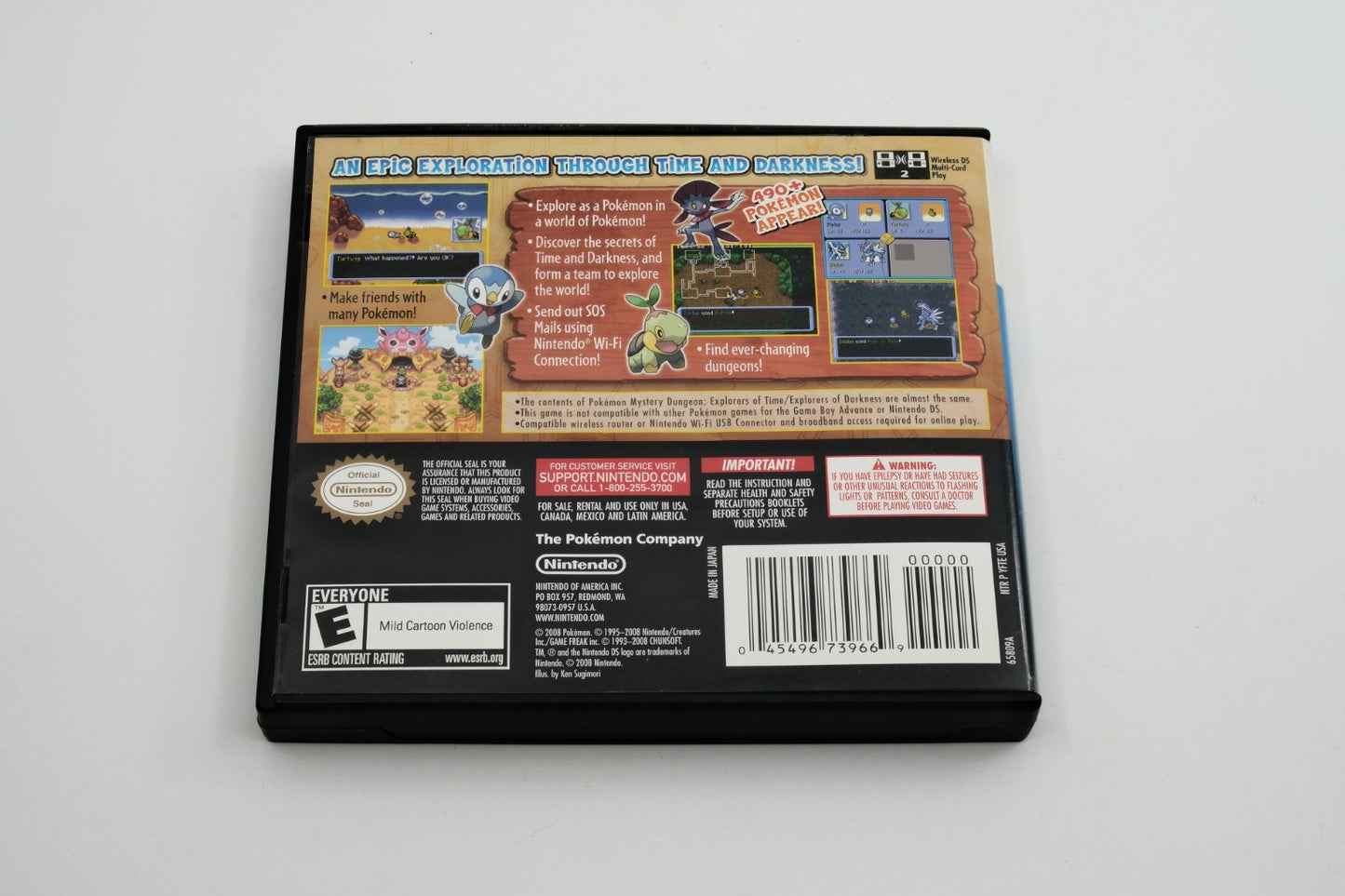 Pokemon Mystery Dungeon: Explorers of Time - Complete in Box