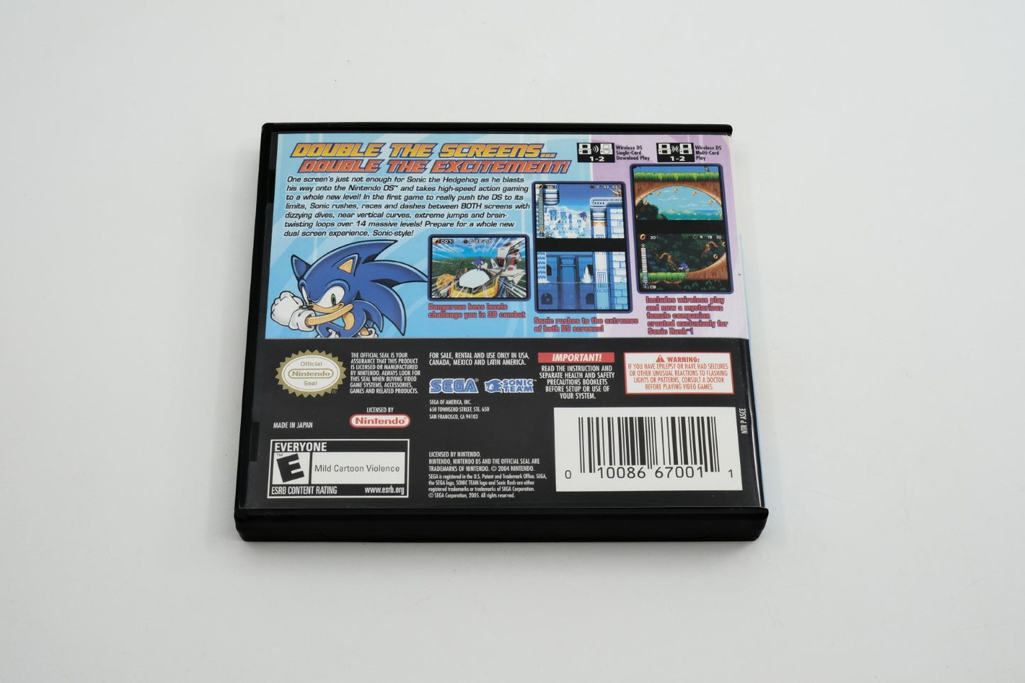 Sonic Rush - Complete in Box