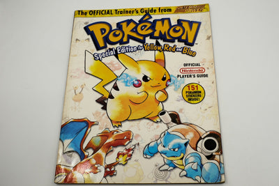 Pokemon Special Edition for Yellow, Red and Blue Official Nintendo Player's Guide (Nintendo Power) + Stickers