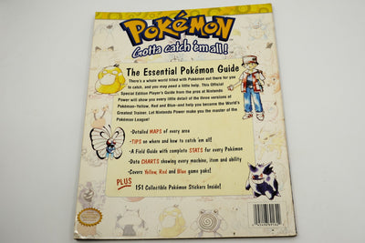 Pokemon Special Edition for Yellow, Red and Blue Official Nintendo Player's Guide (Nintendo Power) + Stickers