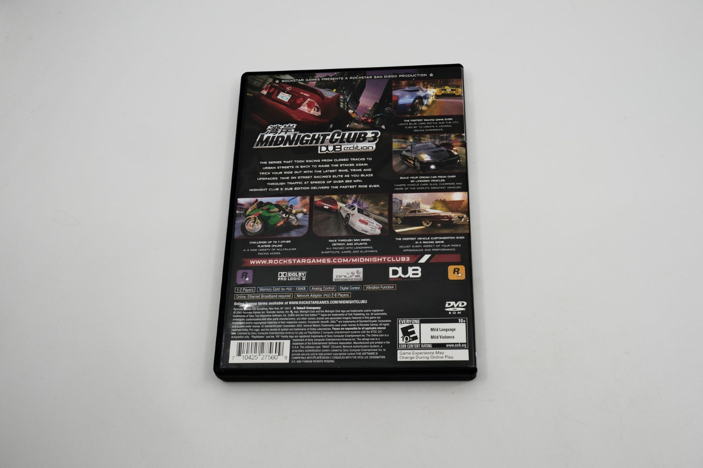 Midnight Club 3: DUB Edition - Complete in Box