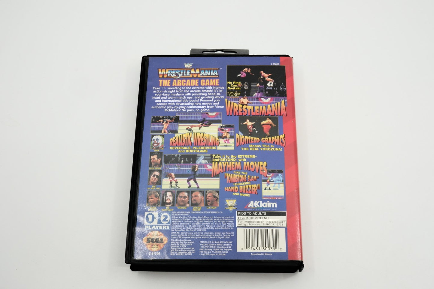WWF WrestleMania: The Arcade Game - Complete in Box