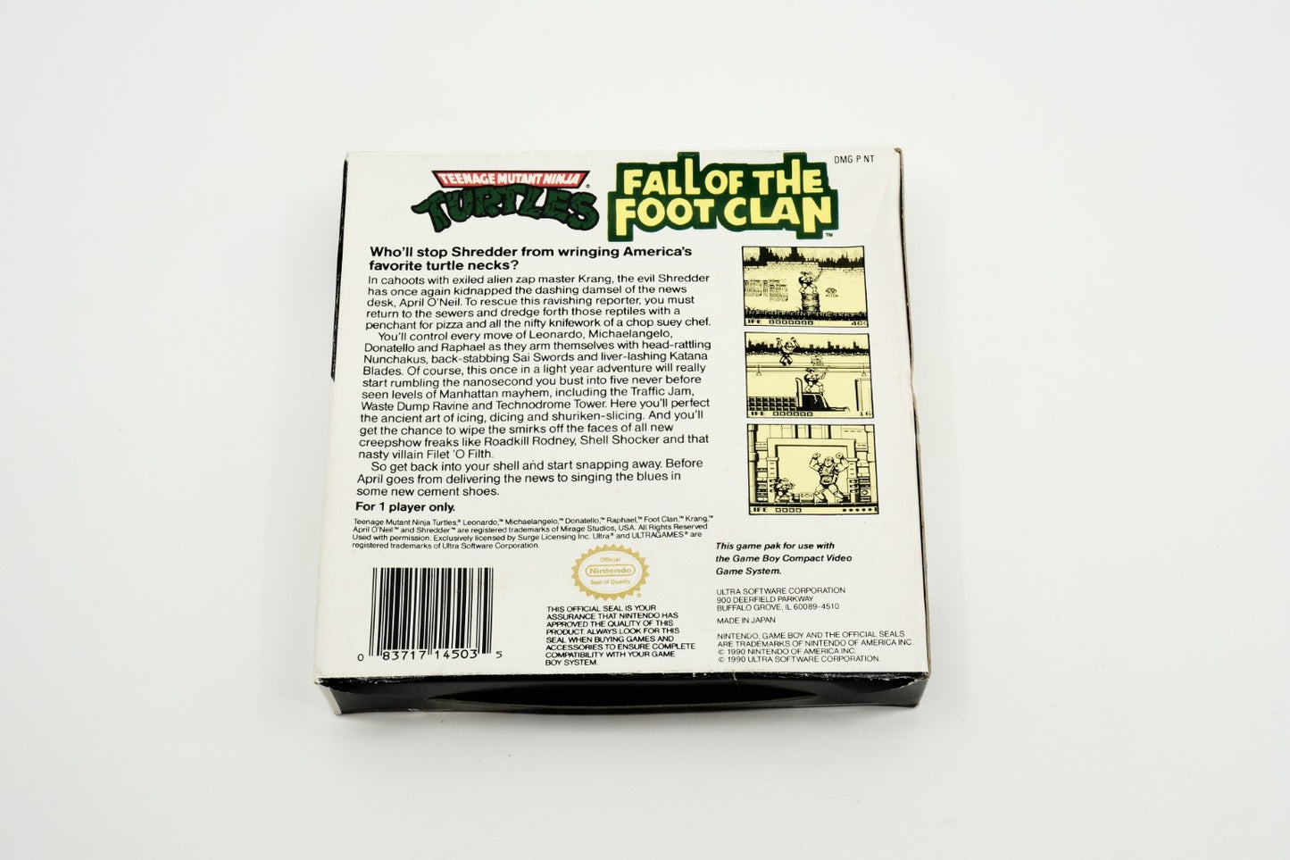 Teenage Mutant Ninja Turtles: Fall of the Foot Clan - Complete in Box