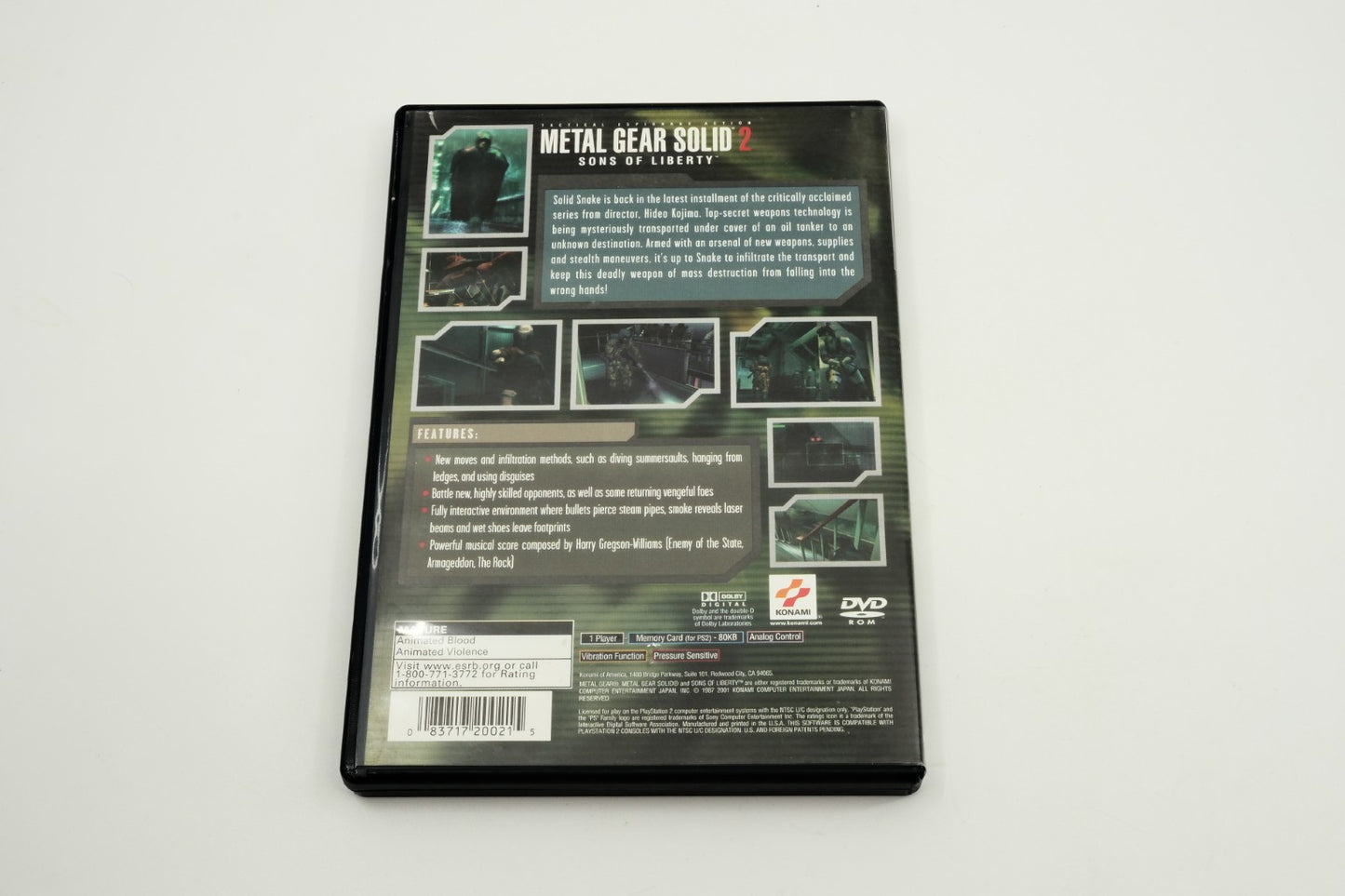 Metal Gear Solid 2: Sons of Liberty - Complete in Box