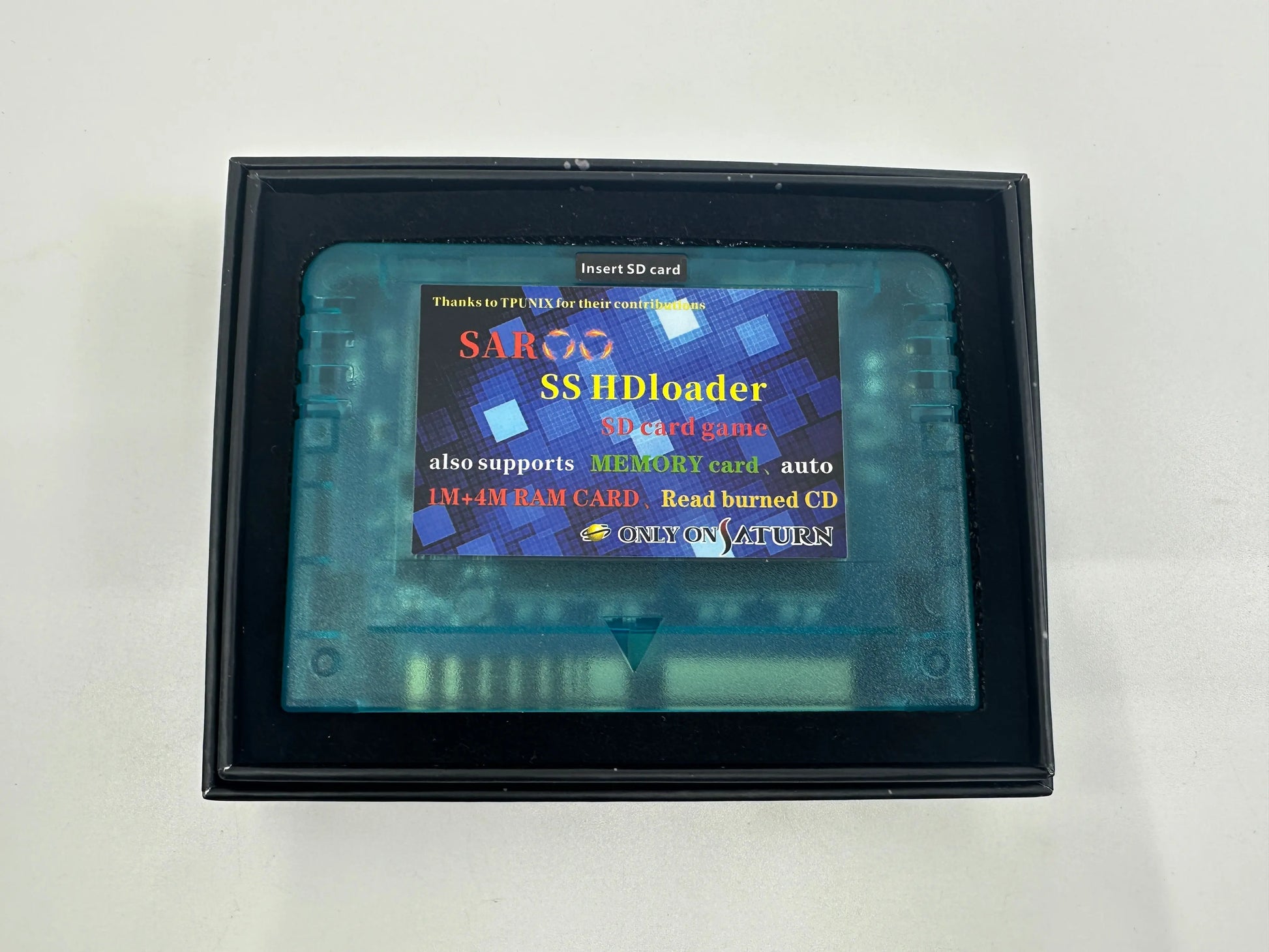 SAROO Elite – Sega Saturn Flash Cart / ODE + SD Card RetroGate - Your Gateway to Classic Gaming