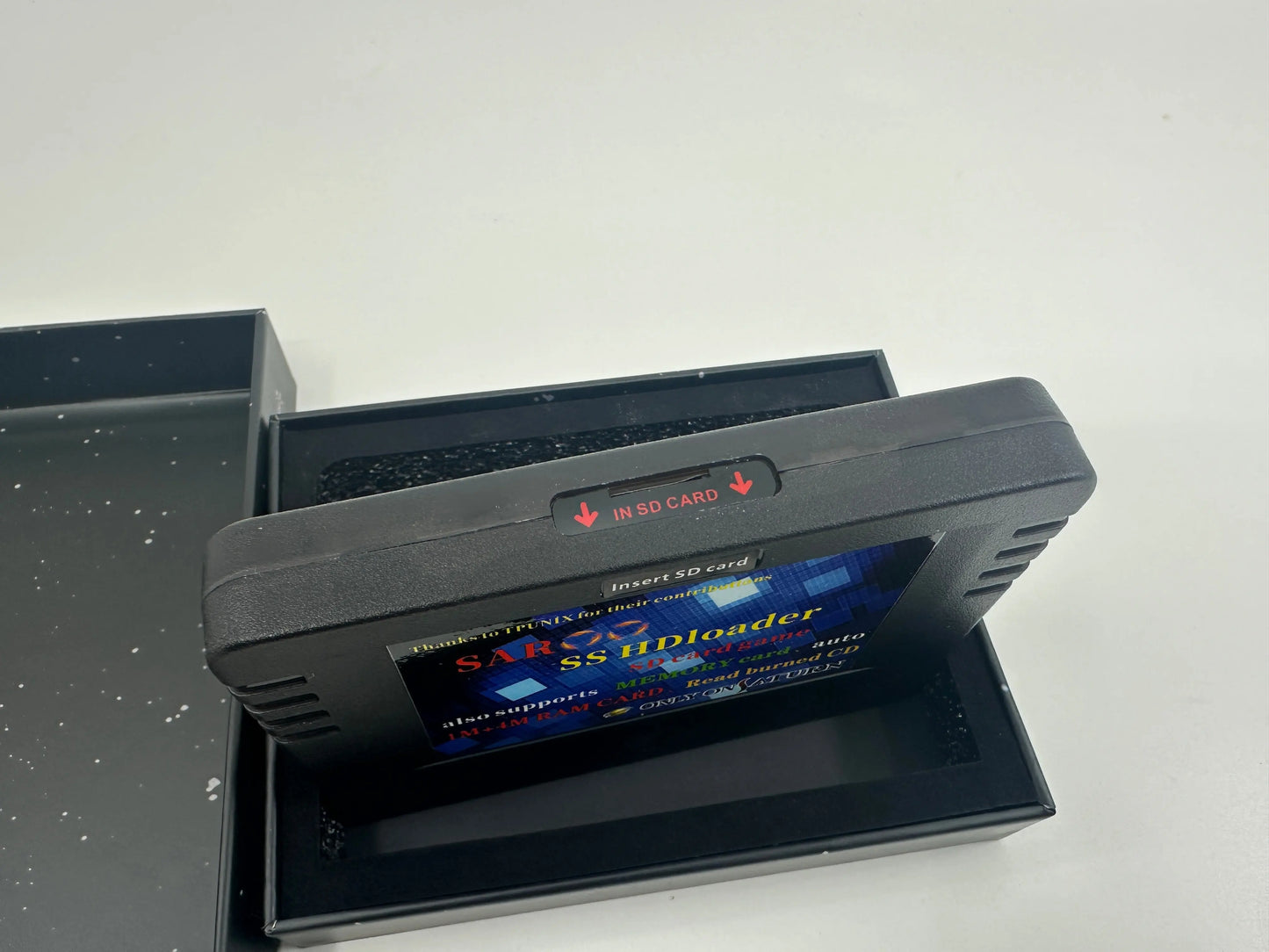SAROO Elite – Sega Saturn Flash Cart / ODE + SD Card RetroGate - Your Gateway to Classic Gaming