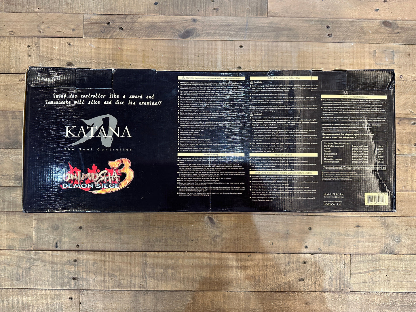 Katana: The Soul Controller – Onimusha 3 Demon Siege Limited Edition – Complete in Box