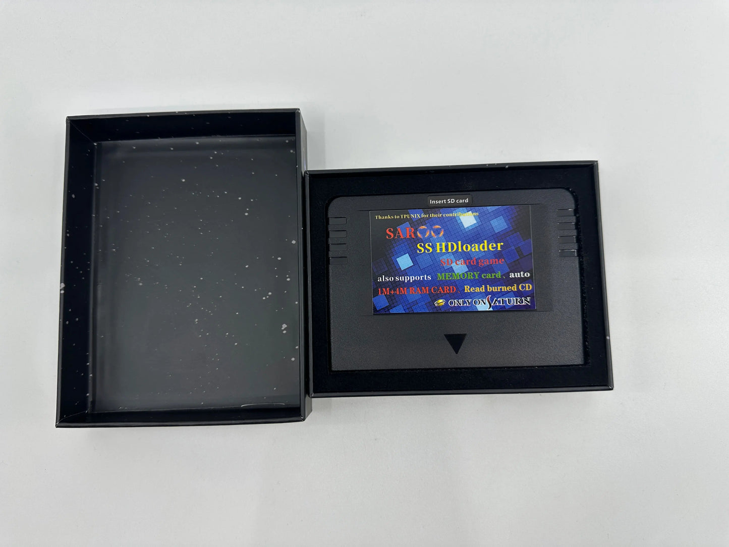 SAROO Elite – Sega Saturn Flash Cart / ODE + SD Card RetroGate - Your Gateway to Classic Gaming