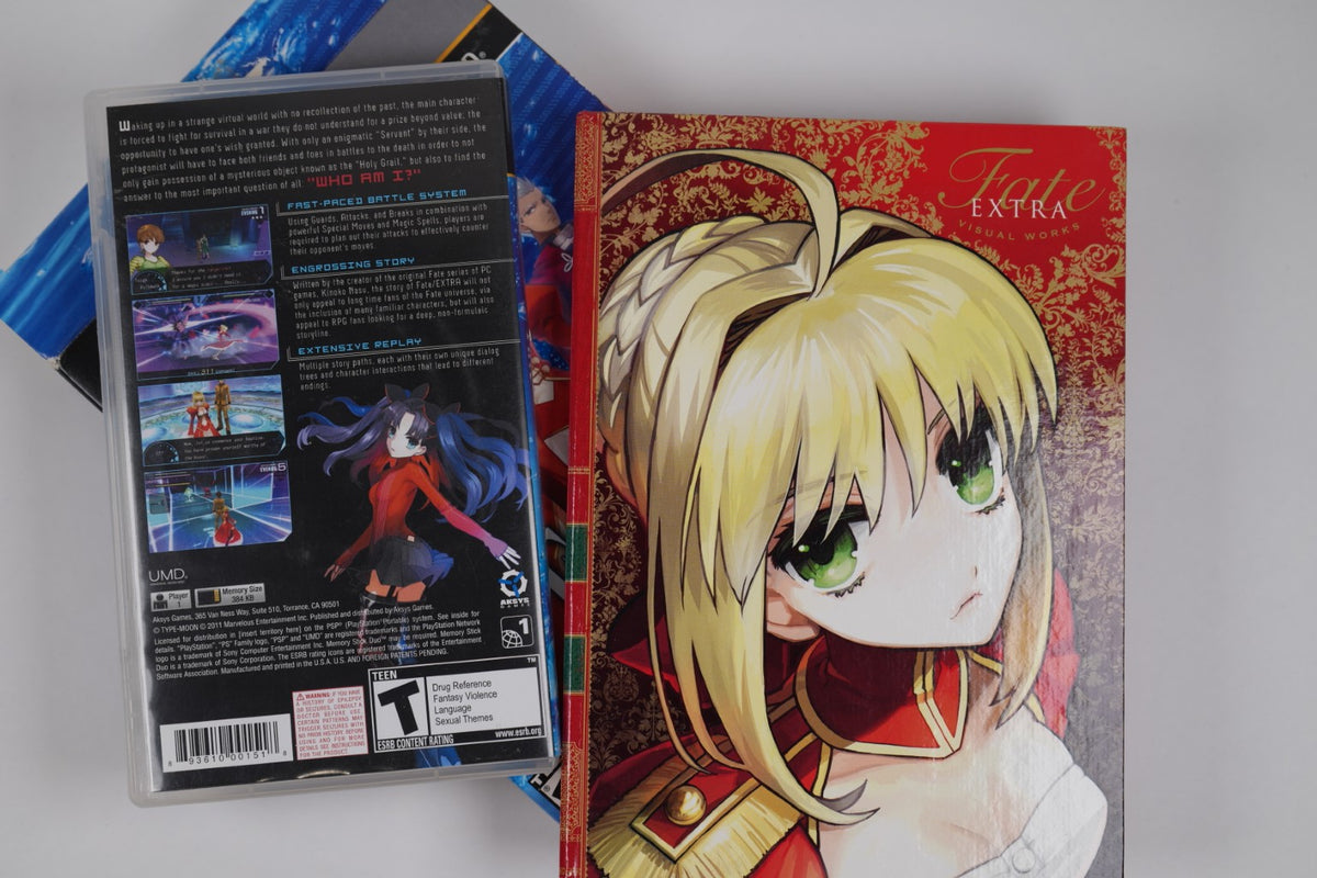 Fate/Extra Limited Edition – Sony PSP – Complete with Visual Works & Soundtrack