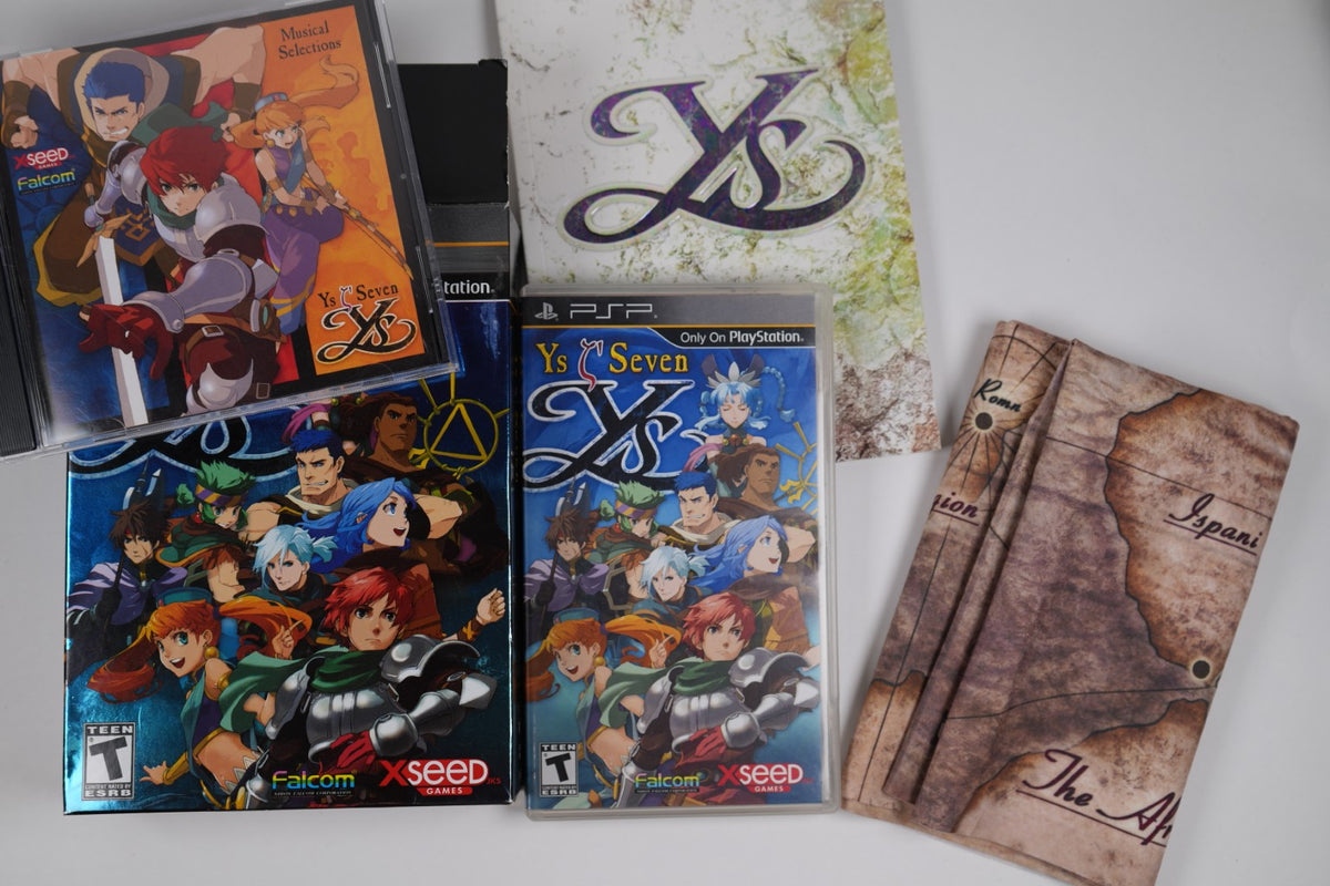 Ys Seven Premium Edition – Sony PSP – Complete with Art Book, Map & Soundtrack
