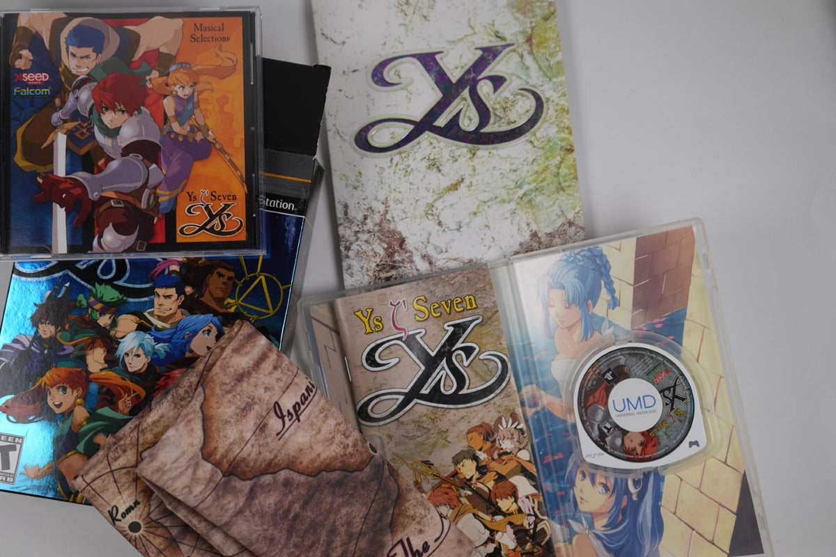 Ys Seven Premium Edition – Sony PSP – Complete with Art Book, Map & Soundtrack