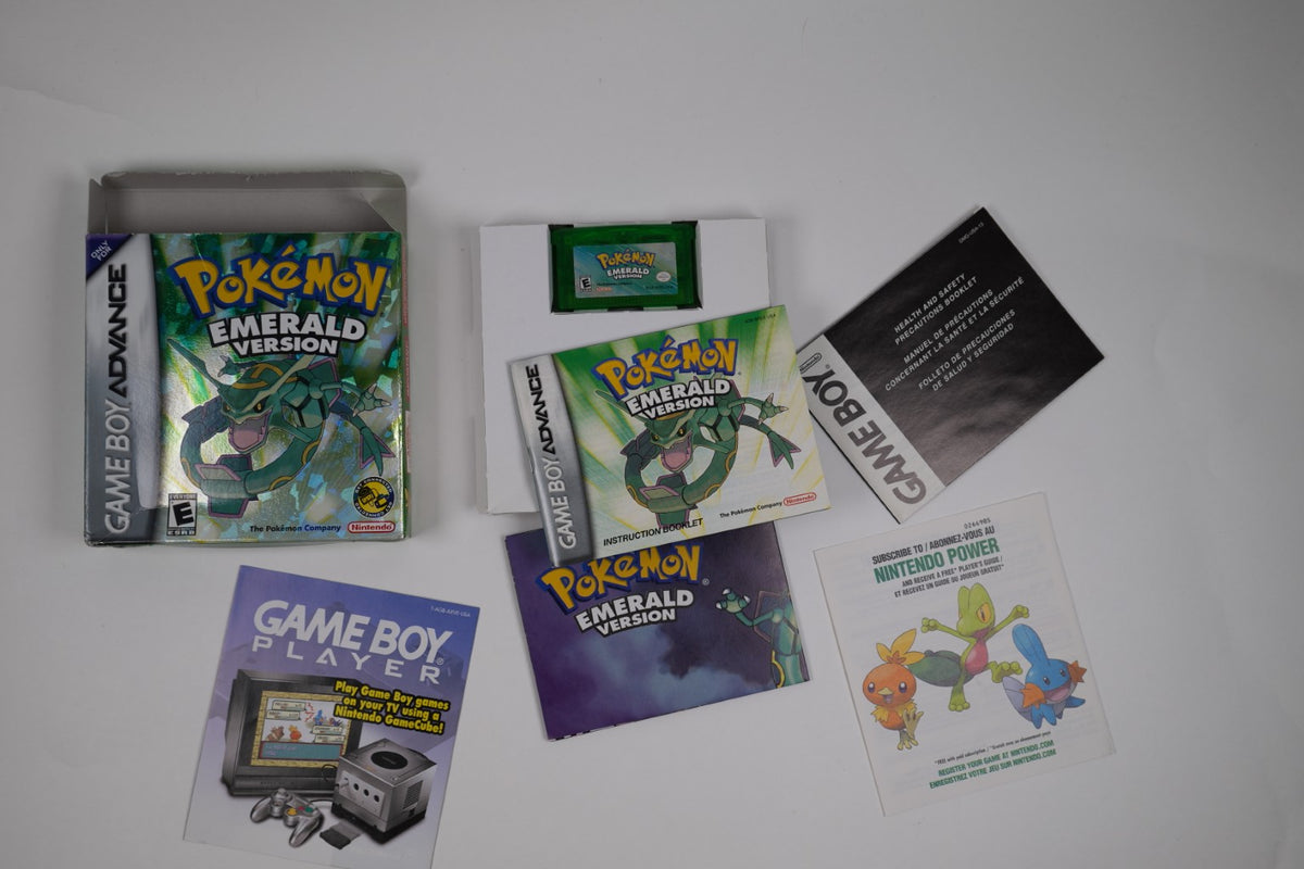 Pokemon Emerald Version – Game Boy Advance – CIB + Official Nintendo Player’s Guide