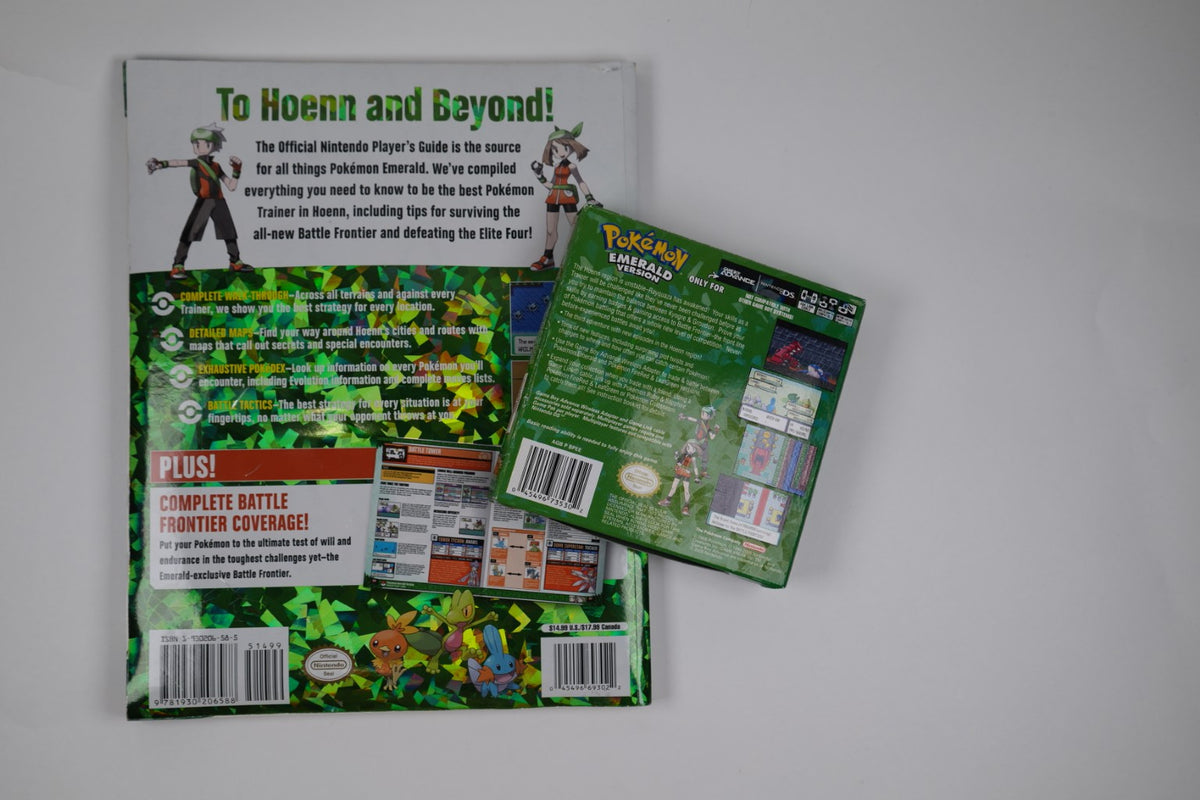 Pokemon Emerald Version – Game Boy Advance – CIB + Official Nintendo Player’s Guide