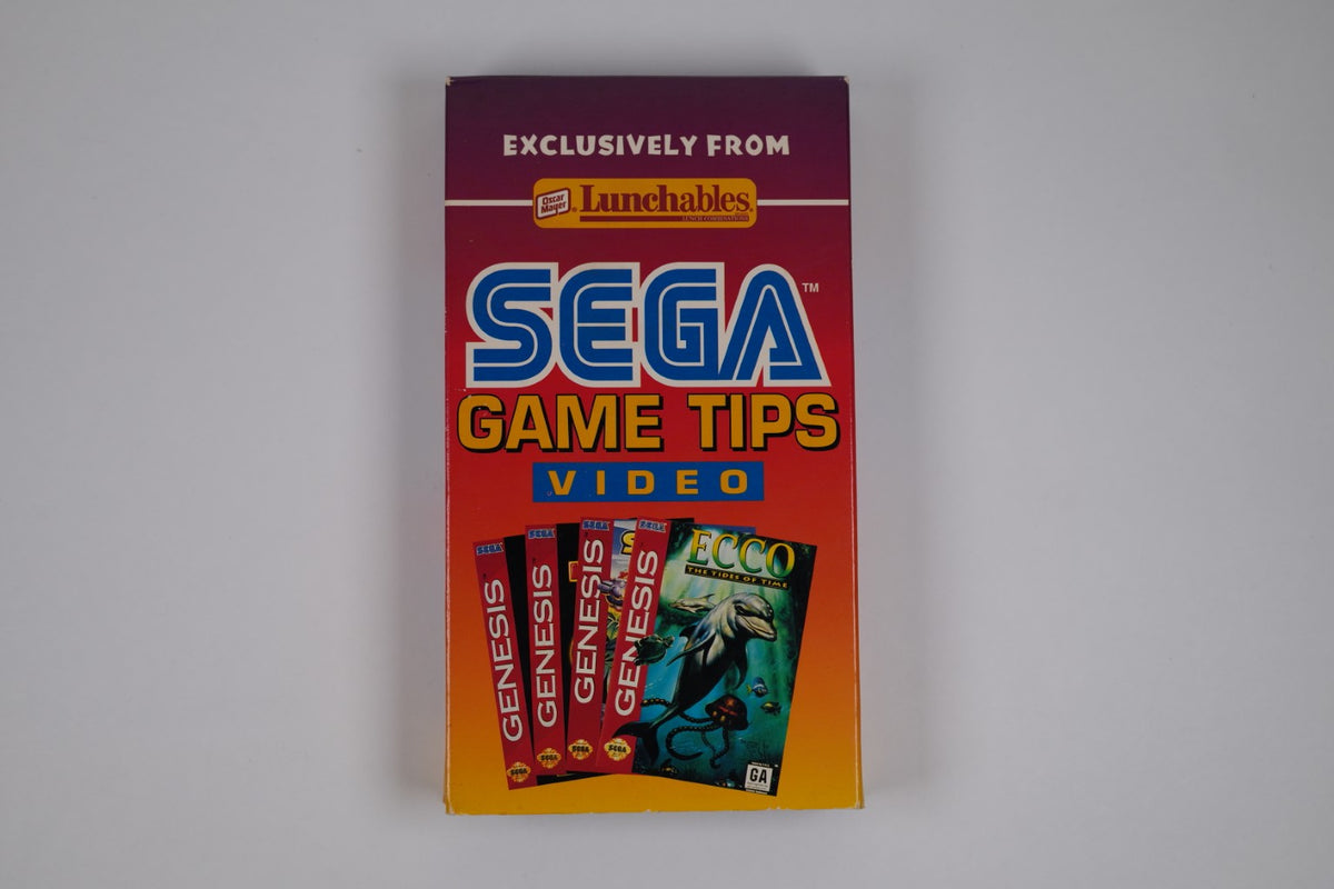 SEGA Game Tips Video – Lunchables Promotional VHS Tape – 1995