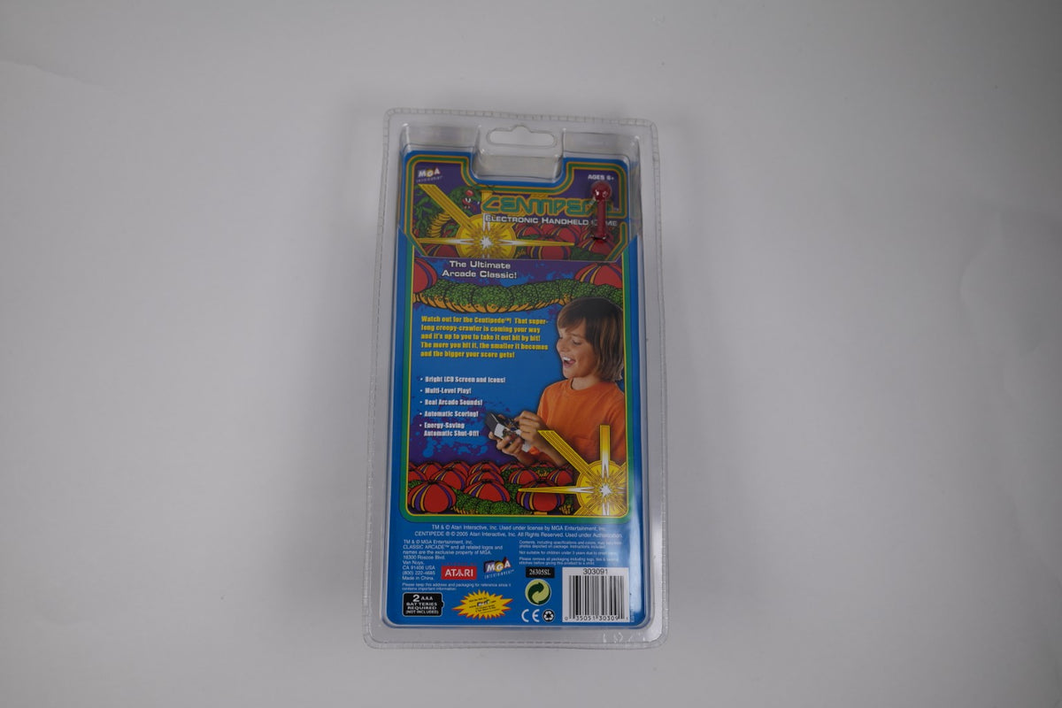 Centipede Classic Arcade Electronic Handheld Game – MGA / Atari – Brand New Sealed