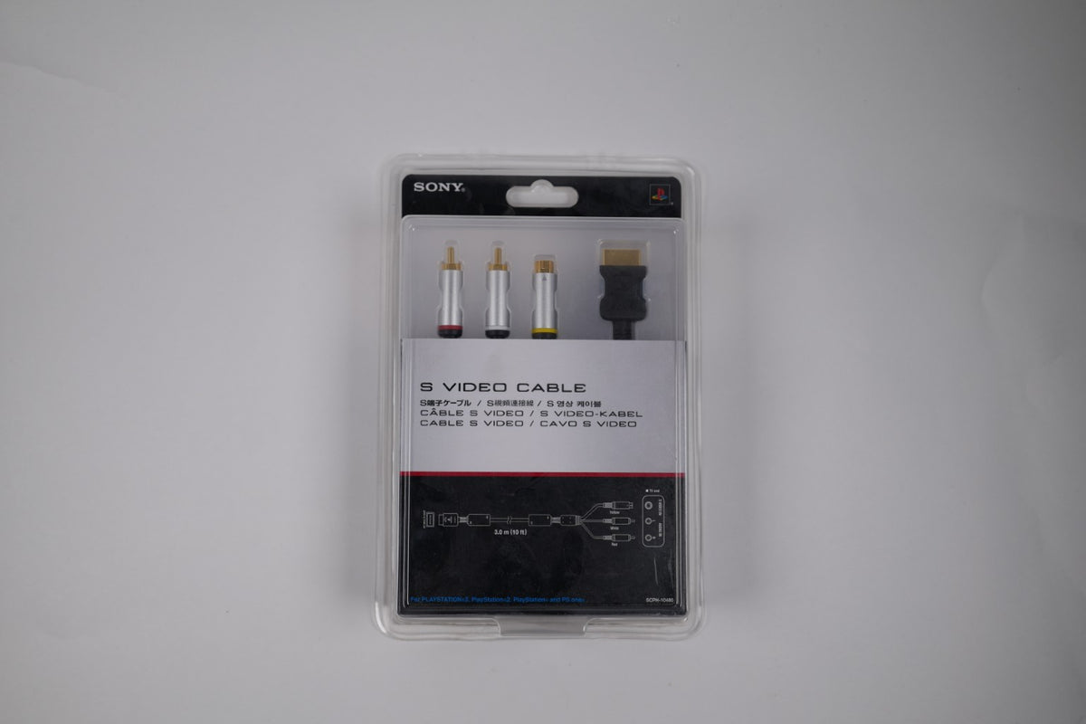 Official Sony PlayStation S-Video Cable SCPH-10480 – Brand New Sealed