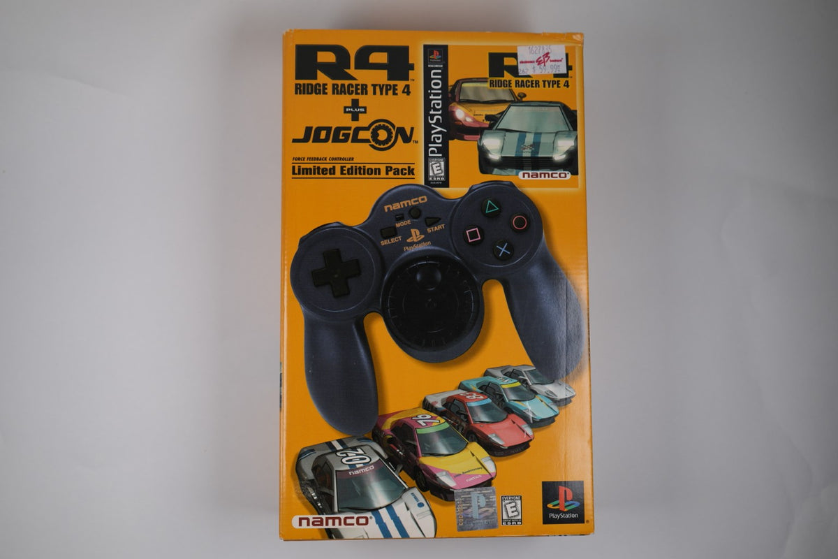 R4 Ridge Racer Type 4 + Jogcon Limited Edition Pack – PlayStation 1 – Namco