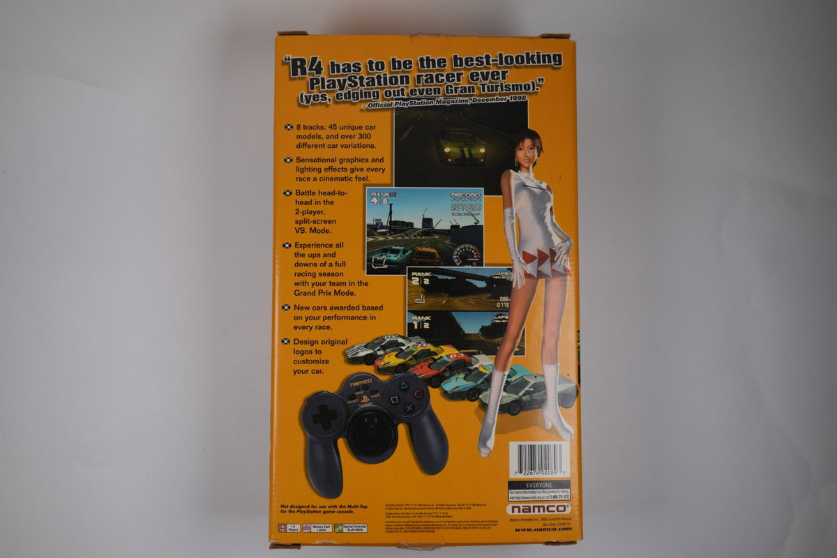 R4 Ridge Racer Type 4 + Jogcon Limited Edition Pack – PlayStation 1 – Namco