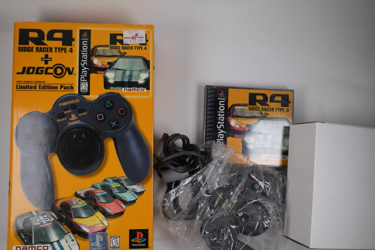R4 Ridge Racer Type 4 + Jogcon Limited Edition Pack – PlayStation 1 – Namco