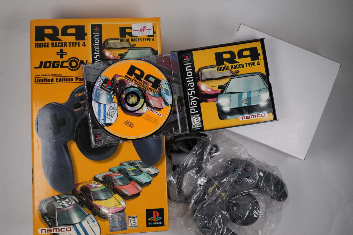 R4 Ridge Racer Type 4 + Jogcon Limited Edition Pack – PlayStation 1 – Namco
