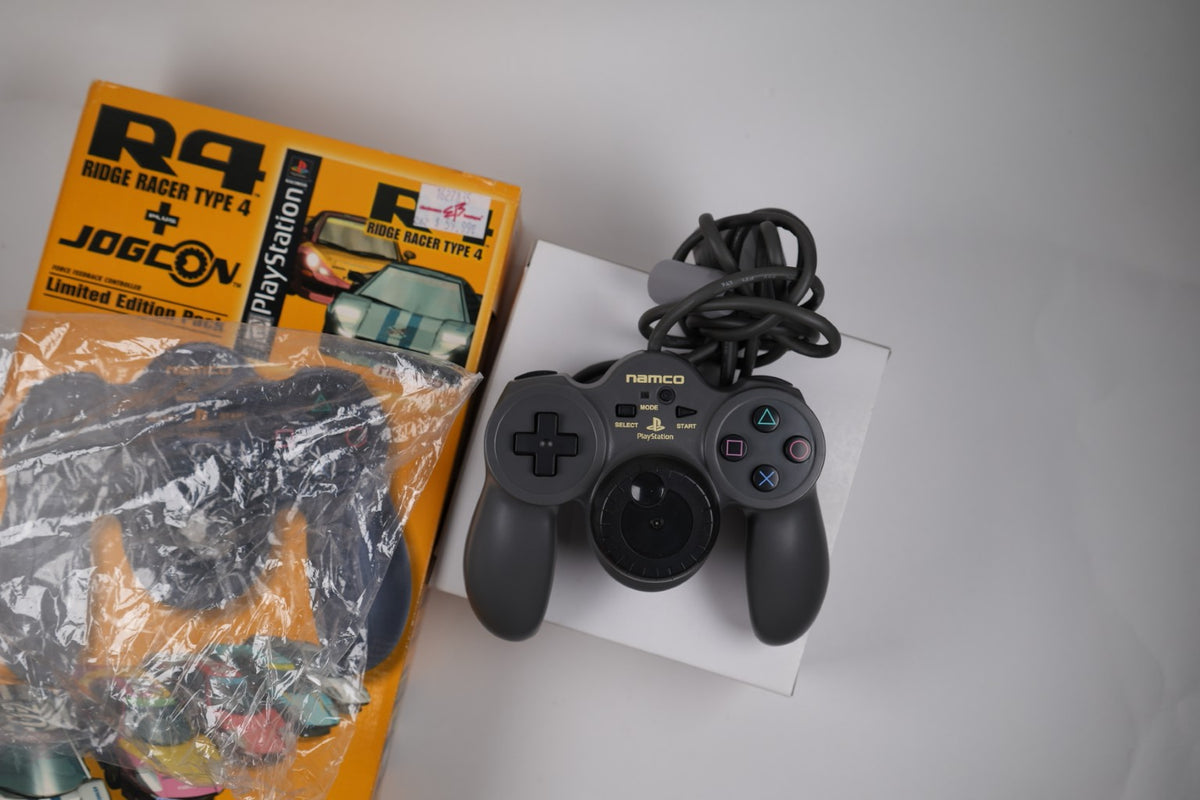 R4 Ridge Racer Type 4 + Jogcon Limited Edition Pack – PlayStation 1 – Namco