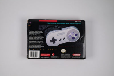 Super Nintendo SNES Controller – Official Nintendo – Complete in Box
