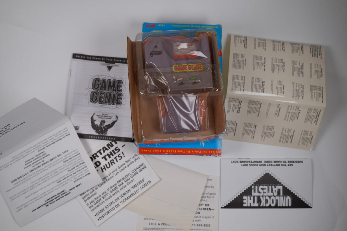 Game Genie Video Game Enhancer – Nintendo Game Boy – Complete in Box