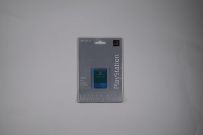Sony PlayStation PS1 Memory Card – Island Blue – Factory Sealed