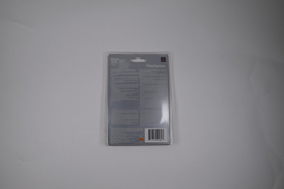 Sony PlayStation PS1 Memory Card – Island Blue – Factory Sealed