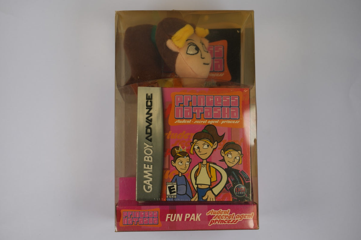 Princess Natasha – Game Boy Advance GBA Fun Pak with Plush – Factory Sealed