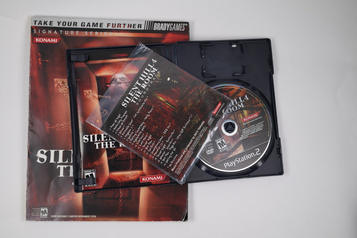 Silent Hill 4: The Room PS2 – Complete + BradyGames Strategy Guide, Poster & Soundtrack