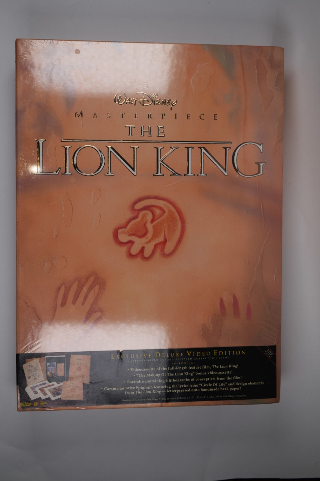 Walt Disney’s The Lion King – Masterpiece Deluxe Video Edition – Sealed