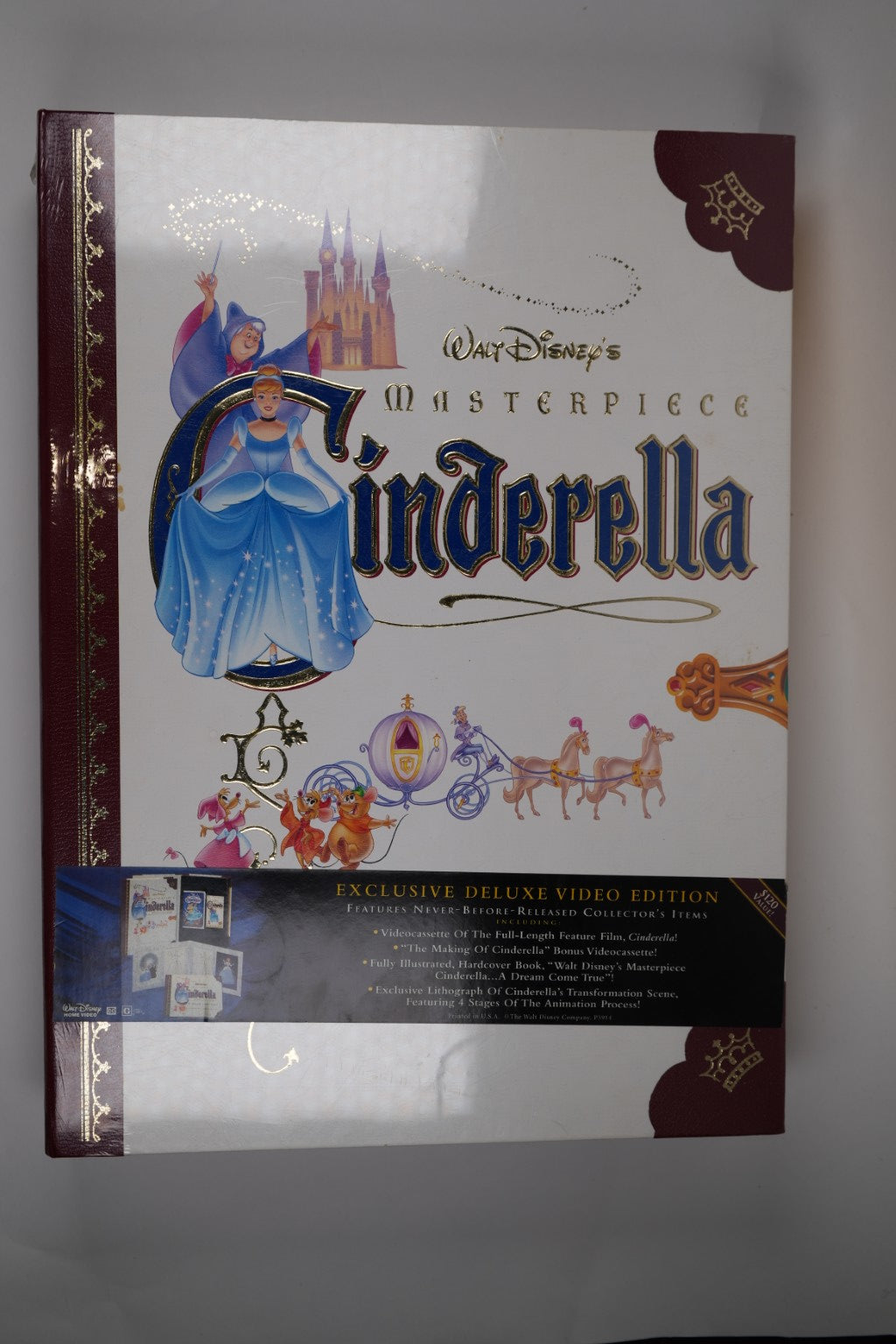 Walt Disney’s Cinderella – Masterpiece Deluxe Video Edition – Sealed