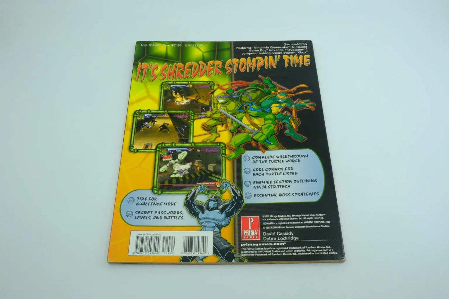 Teenage Mutant Ninja Turtles – Prima Official Strategy Guide (Multi-Platform) RetroGate - Your Gateway to Classic Gaming