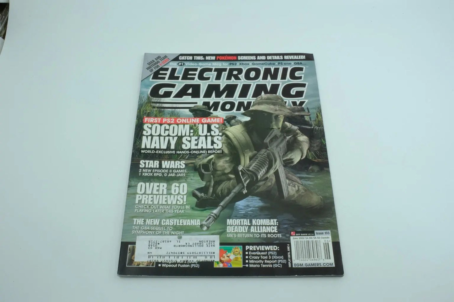 Electronic Gaming Monthly – “SOCOM: U.S. Navy SEALs” (Jun 2002, Issue 155) RetroGate - Your Gateway to Classic Gaming