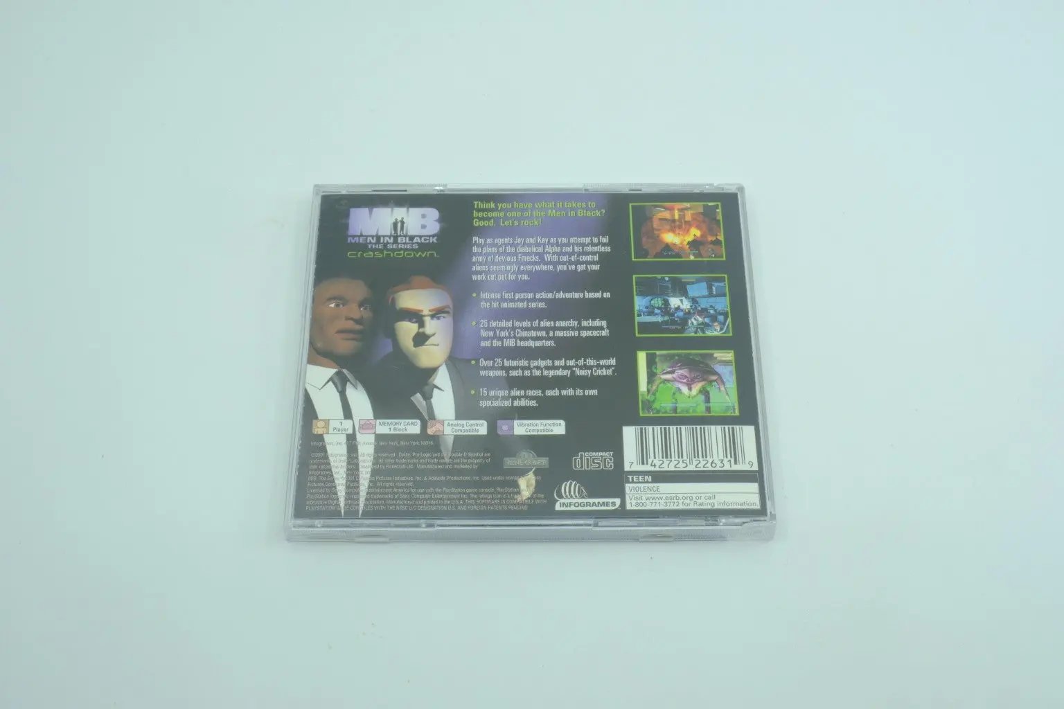 Men in Black: The Series – Crashdown – Complete in Box RetroGate - Your Gateway to Classic Gaming