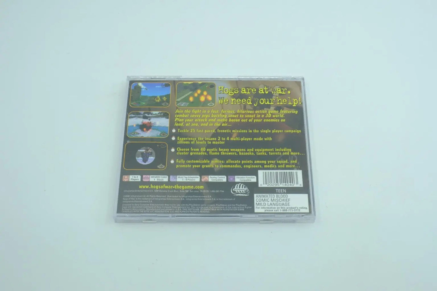 Hogs of War – Complete in Box RetroGate - Your Gateway to Classic Gaming