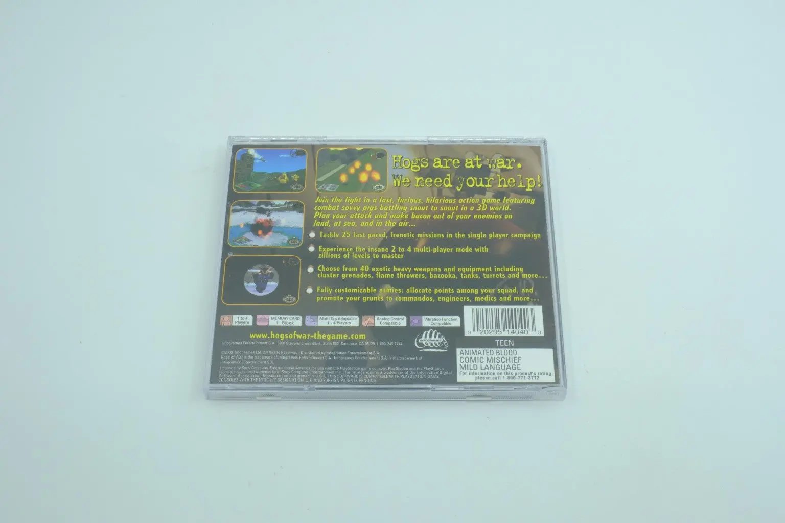 Hogs of War – Complete in Box RetroGate - Your Gateway to Classic Gaming