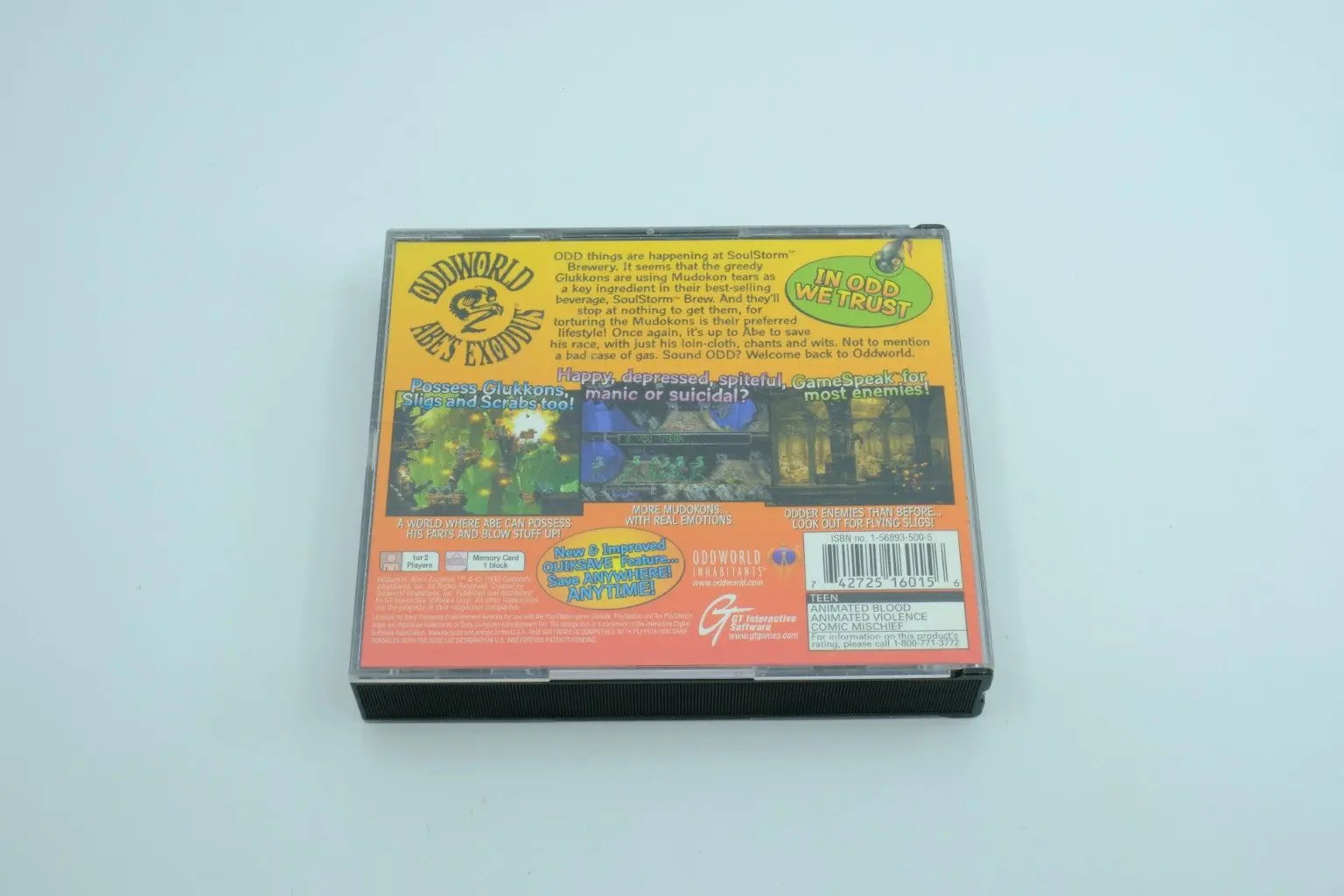 Oddworld: Abe’s Exoddus – Complete in Box RetroGate - Your Gateway to Classic Gaming