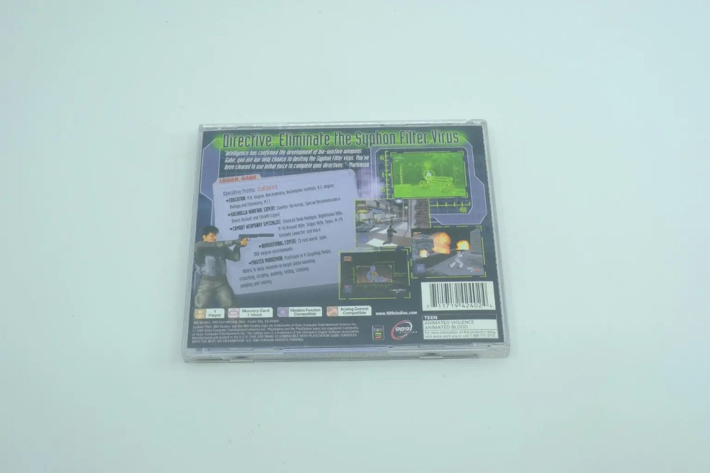 Syphon Filter – Complete in Box RetroGate - Your Gateway to Classic Gaming