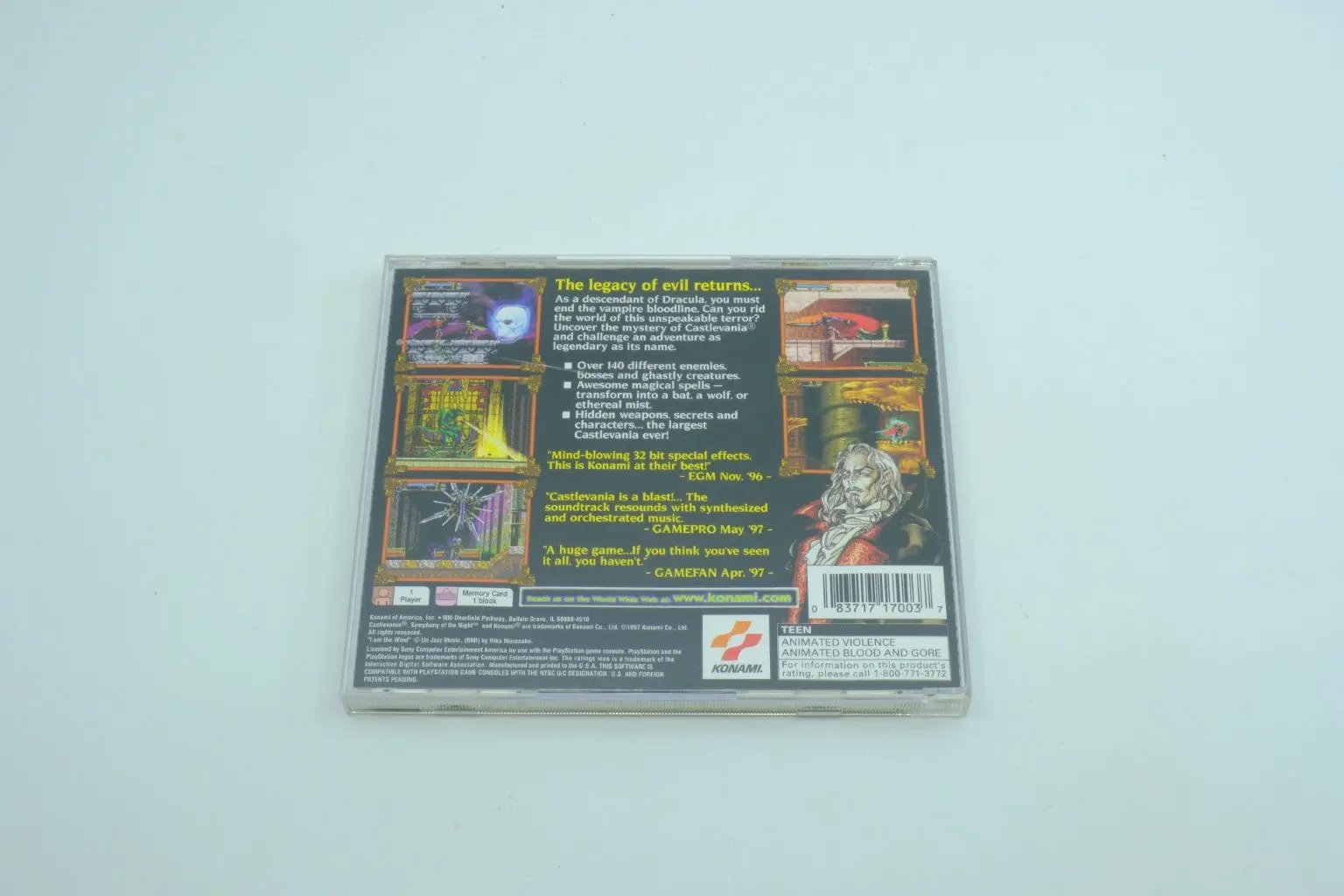 Castlevania: Symphony of the Night – Complete in Box RetroGate - Your Gateway to Classic Gaming