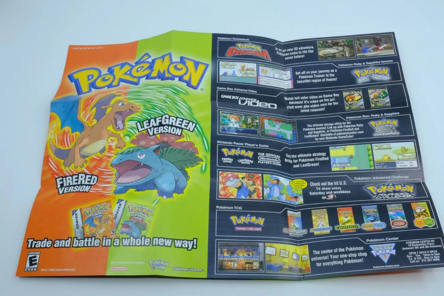 Pokémon LeafGreen Version “PLAYER’S CHOICE” – Complete in Box RetroGate - Your Gateway to Classic Gaming