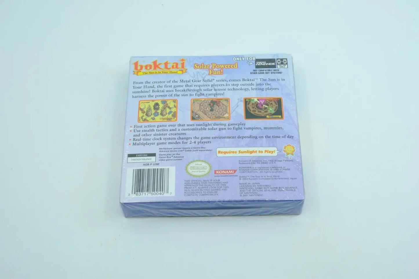 Boktai: The Sun Is in Your Hand – Complete in Box RetroGate - Your Gateway to Classic Gaming